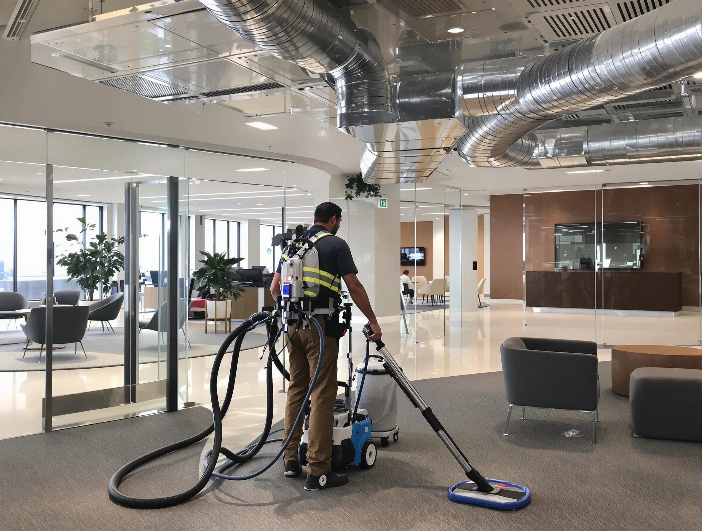Commercial duct cleaning service by Franklin Park Air Duct Cleaning in Franklin Park
