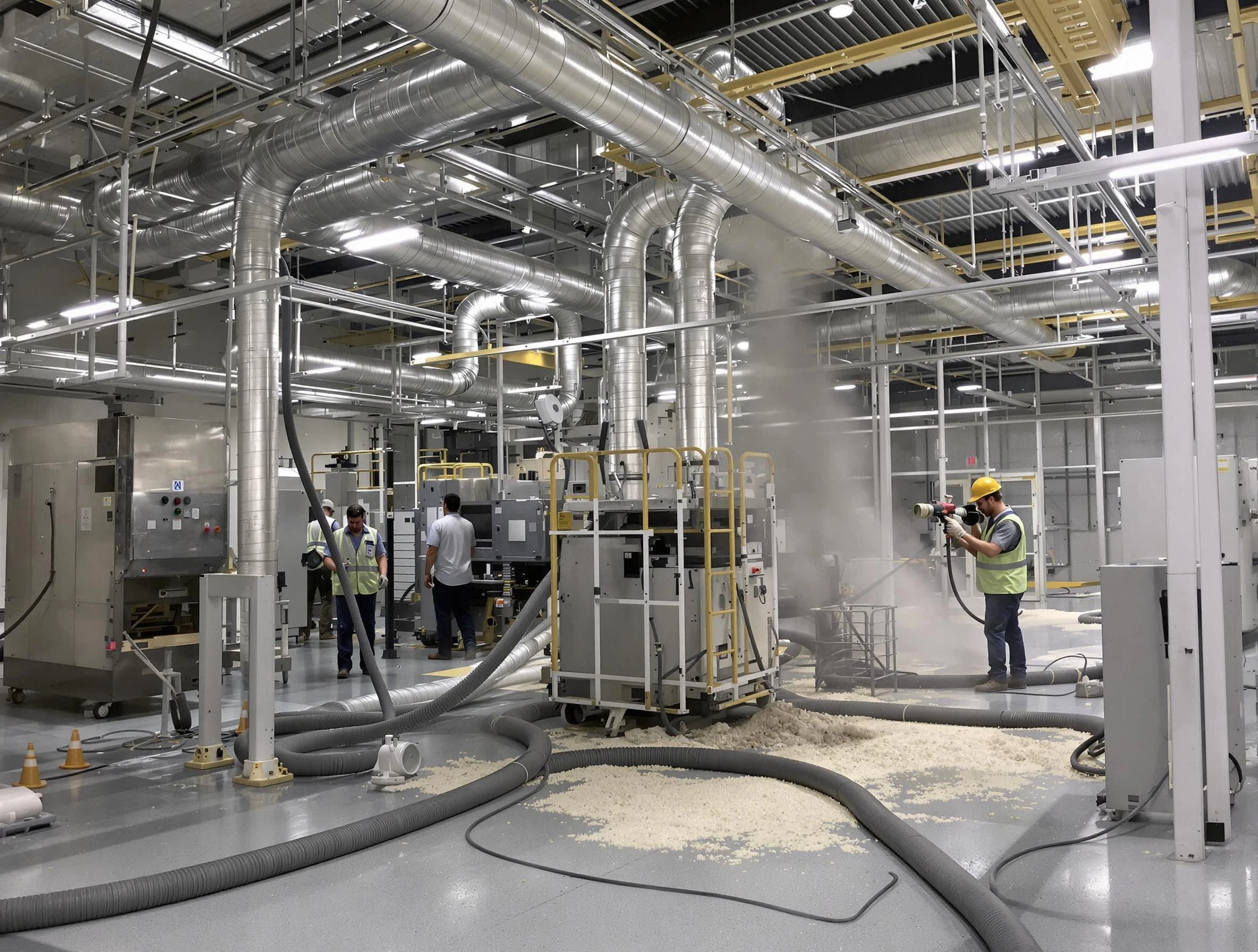 Heavy-duty industrial duct cleaning by Franklin Park Air Duct Cleaning in Franklin Park