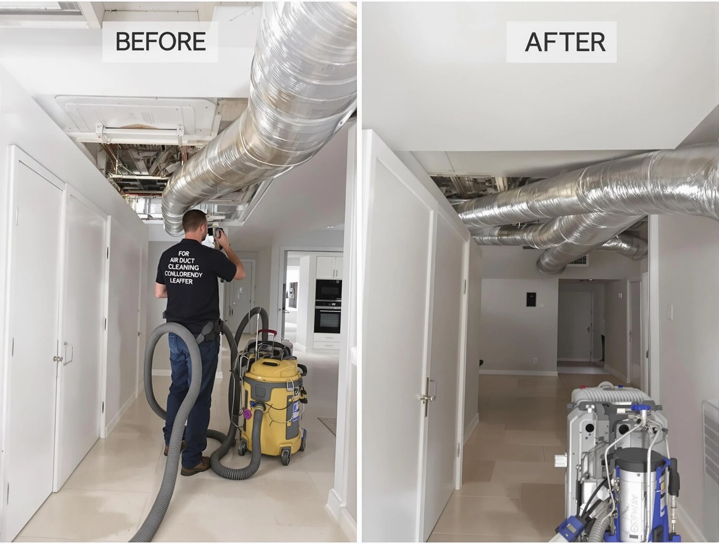 Franklin Park Air Duct Cleaning professional performing thorough air duct cleaning in Franklin Park