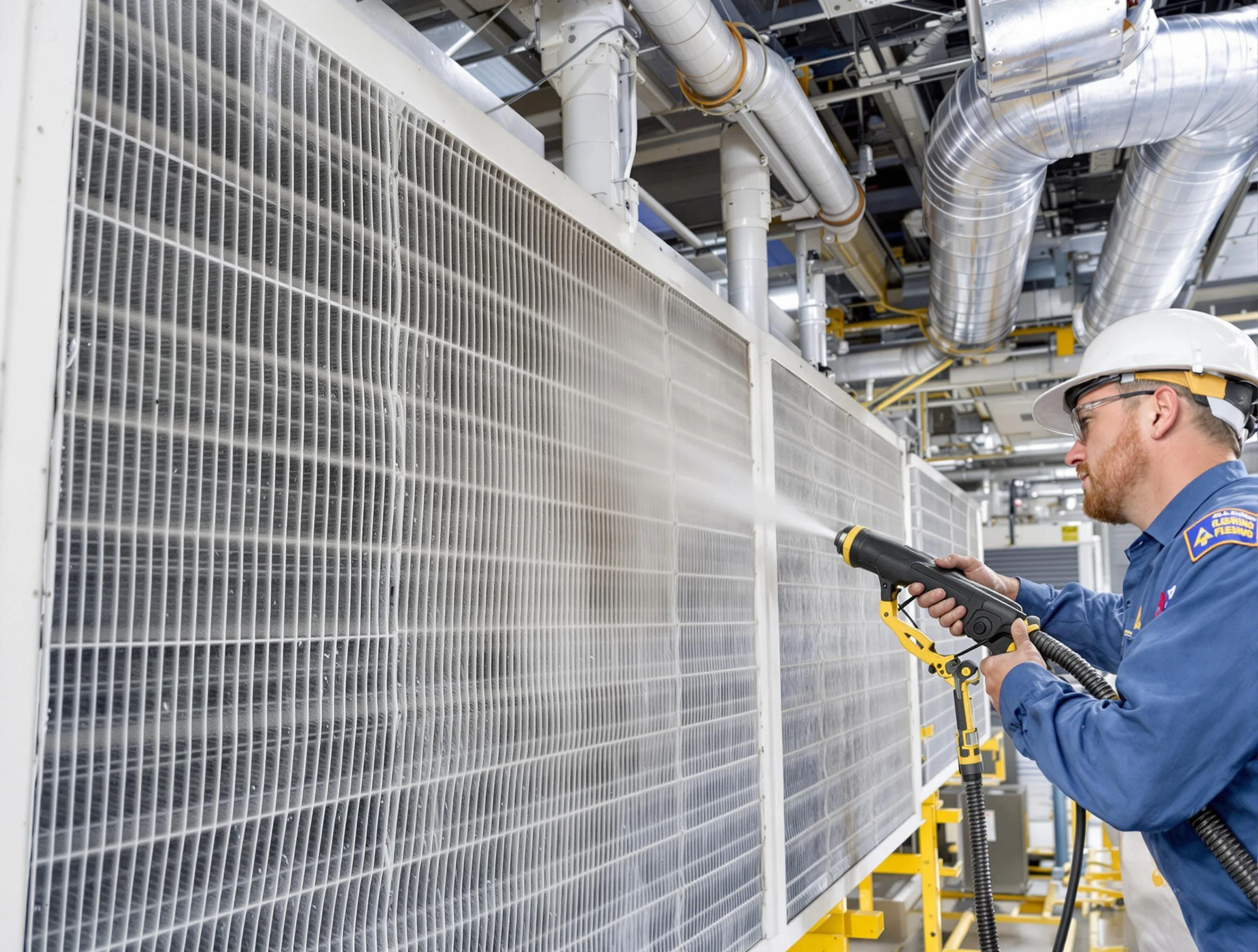 Professional commercial coil cleaning by Franklin Park Air Duct Cleaning in Franklin Park